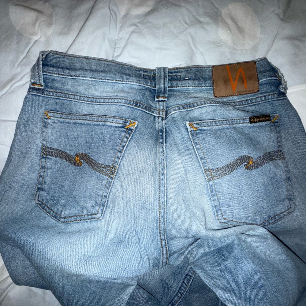 Nudie Jeans Blue Denim Shorts